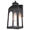 Vaxcel Pilsen 6.5-in Black Outdoor Wall Lantern, Dusk to Dawn Photocell T0591 - alternate 1